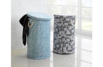 Habitat Firth Linen Bin - Grey